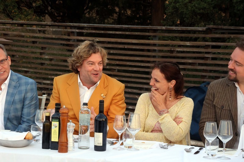 de' Medici foundation gala dinner in Florence with Princess Natalia Strozzi Gucciardini the great granddaughter of the Monnalisa